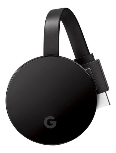 Streaming Google Chromecast Media Player Ultra 4k Color Negro