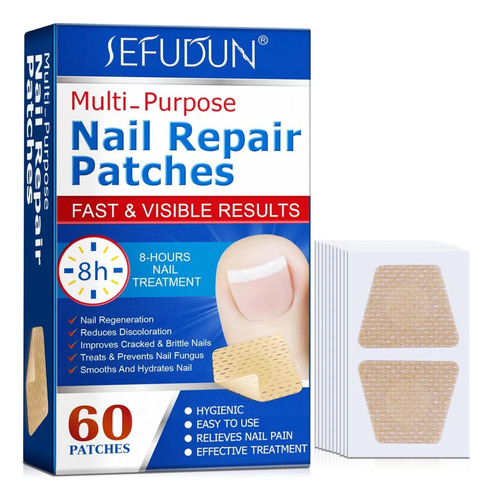 1 Box* 60 Parches Reparadores De Hongos En Las Uñas