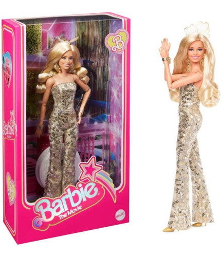 Barbie La Pelicula- Barbie Signature Look Gold Disco - Nueva