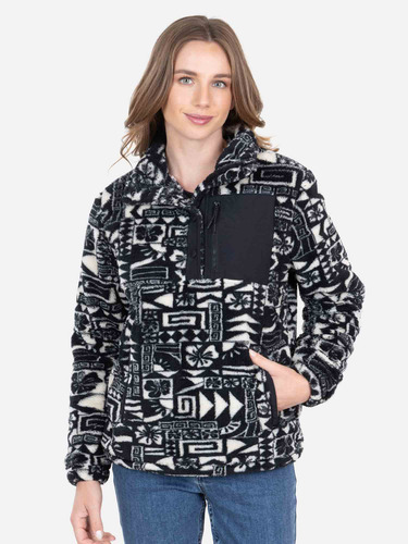 Poleron Chiporro Icefur Multicolor Mujer Rip Curl