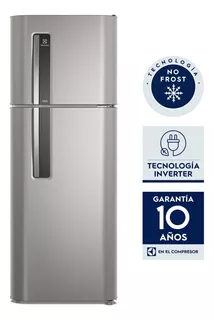 Heladera Electrolux Inverter 298l No Frost Plata Heni3500p