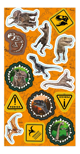 Adesivos Decorativos Especiais - Mundo Dos Dinossauros