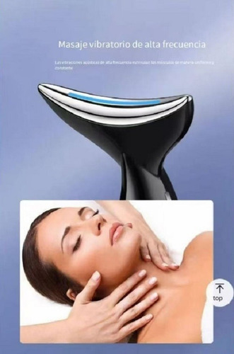 Nanopore Aparato Facial Masajeador Cara Cuello Antiarrugas
