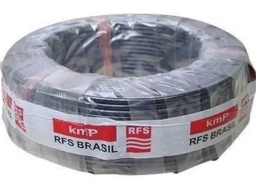 Cabo Coaxial 75 Ohms Rgc 59 - 60% Malha - 100 Mts - Rfs Kmp