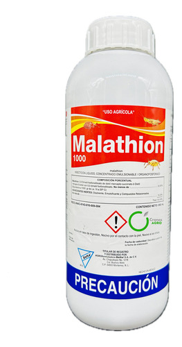 Malathion 1000 Insecticida Acaricida Amplio Espectro 950 Ml