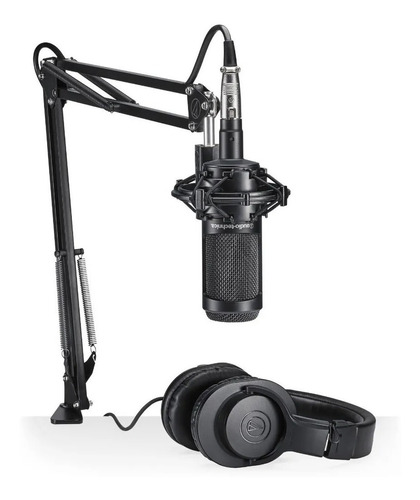 Kit De Microfone De Estudio Audio-technica At2035pk