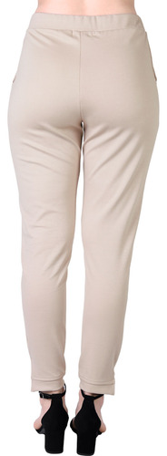 Beige - Med - Mallones Mujer Casual Beige Stfashion 72605400