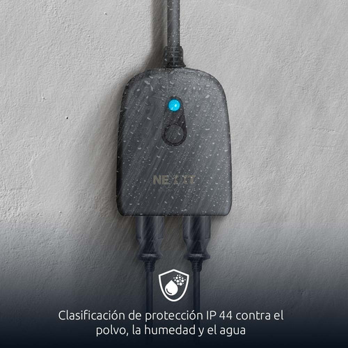 Enchufe Inteligente Dual Con Wi-fi Para Exteriores Nhp-o610