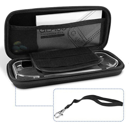 Estuche Para Nintendo Switch Lite Set Con Accesorios Negro