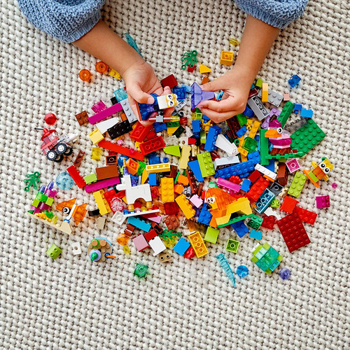 Kit De Construcción Lego Classic Creative Transparent Bricks