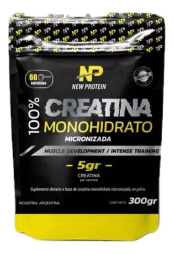 Creatina Monohidrato Np New Proteín 300 G Fuerza Resistencia