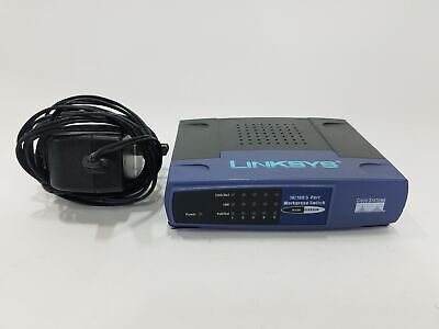 Linksys Ezxs55w V.3 5-port  10/100 Workgroup Switch Ttz