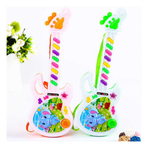 Guitarra Eléctrica O Kids Puzzle Toys, Juego Musical Para 08