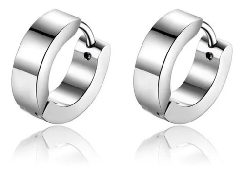 Imagem 2 de 10 de Brinco Argola Masculino Aço Inox Qualidade E Excelente Preço