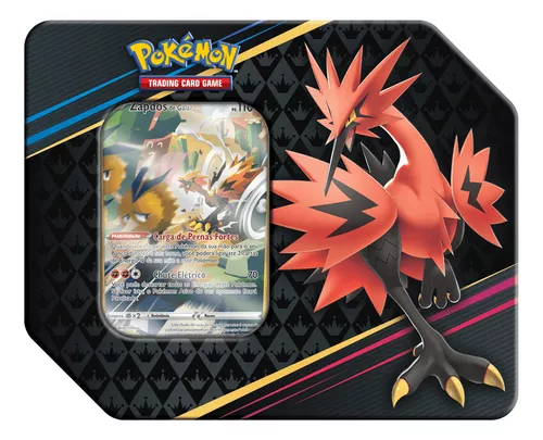 Carta Pokémon Lendário Zapdos Brilho Reverso Original Pt