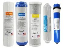 Comprar Kit Repuestos Osmosis Inversa 5 Etapas 100gpd - 50gpd