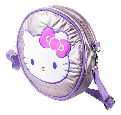 Bolsa Crossbody Hello Kitty Acolchonada Con Correa