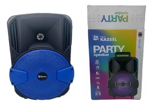 Parlante Kassel Sk-ps081 Led Bluetooth Radio.
