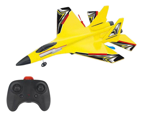 2ch Aircraft Model Drone Toys Control Remoto Amarillo