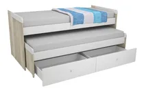 Comprar Cama Nido Doble Superpuesta 3x1 Camas Cuchetas 2 Cajones Tex