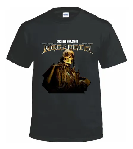 comprar Remera Megadeth Algodon 100% - Rock Internacional 