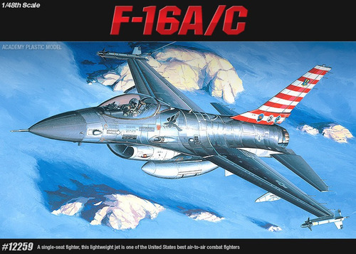 Avion F-16 A/c Lockheed Martin Escala 1:48 Es Un Armable