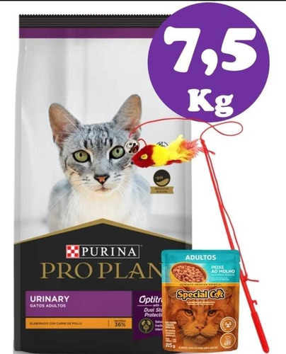 Imagen 1 de 3 de Pro Plan Urinary 7,5kg +4kg De Sanitario+envios Gratis