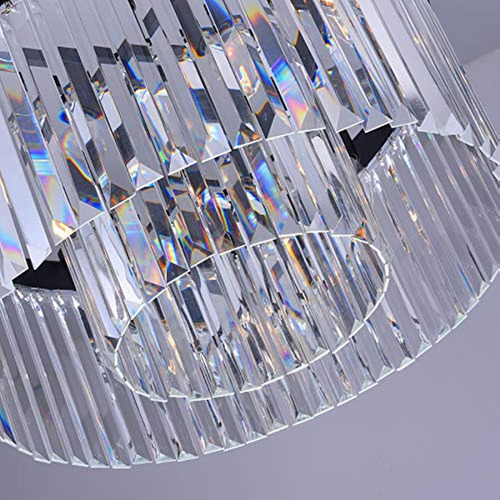 Lámpara De Techo Moderna De Cristal Colgante, (5 Luces)