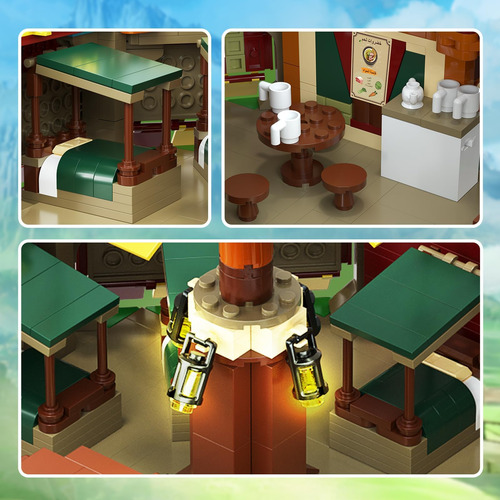 Kit De Modelo De Construcción De Establo De Caballos, Escena