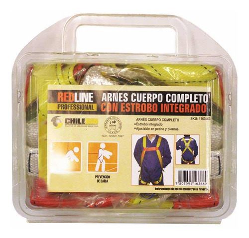 Kit Arnés De Seguridad 100 Kg 4 Piezas Redline