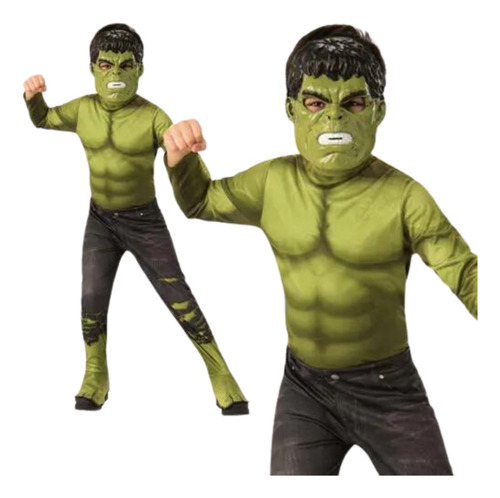Disfraz Hulk Avengers Endgame Con Musculos