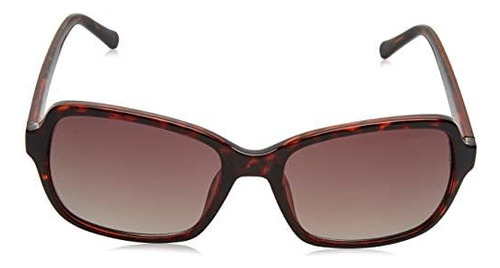 Gafas De Sol Fossil Para Mujer Estilo Fos Ovaladas, Havana O