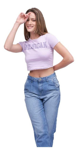 Remera Algodon Lycra Barbie Michigan | Vov Jeans (12533)