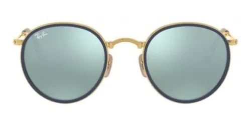 Ray ban hotsell round folding sunglasses