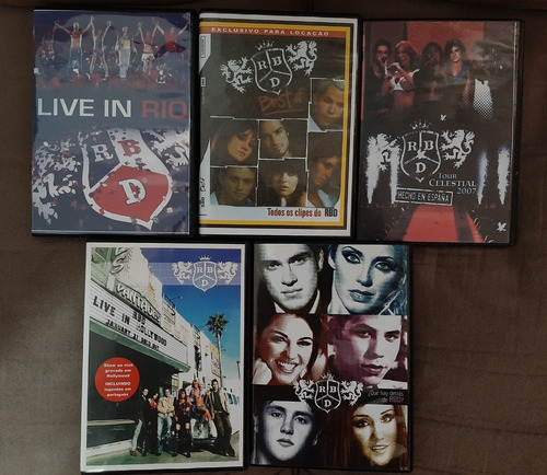 Kit Box Dvds Rbd Originais E Fan Made - Impecáveis!