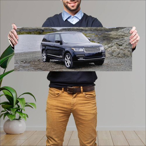 Cuadro 30x80cm Auto 2014 Range Rover Autobiograp 230