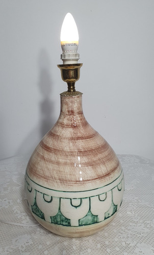 Base Para Abajur Em Porcelana (Usado)
