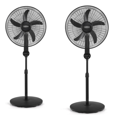 Paquete De 2 Ventiladores Pedestal Omnibreeze Control Remoto