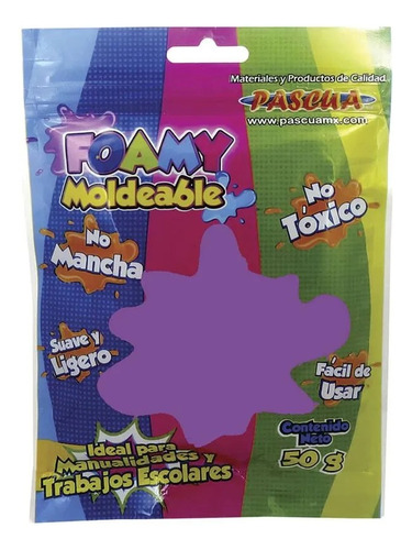 Foamy Moldeable 50g Pascua Color Uva