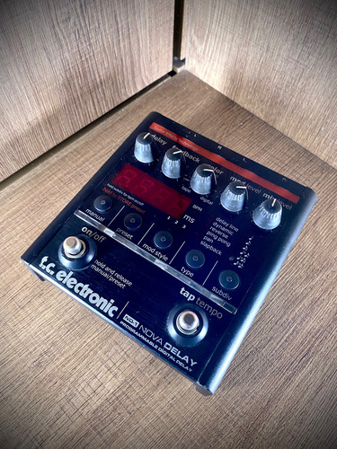 Pedal De Efeitos Tc Electronic Nd-1 Nova Delay (950 Pix) Preto (Usado)