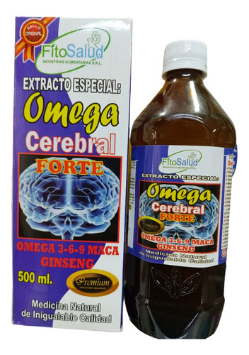 Extracto Omega Cerebral , Tónico De500 Ml.