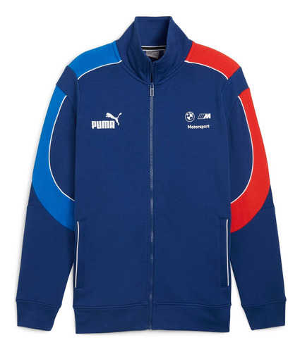 Chamarra Puma Bmw Mms Mt7+ Sweat Jacket Azul Hombre