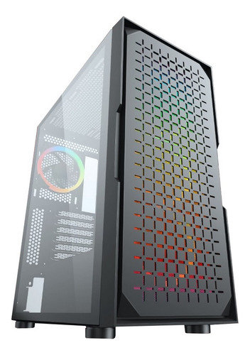 Gabinete Gamer Yaguaret Yamato Atx Sin Fuente De Poder Rgb
