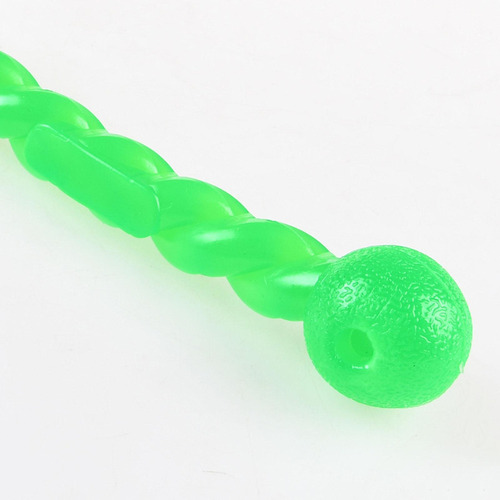 Ff 2 Goma Perro Mascota Cachorro Falso Forma S Verde