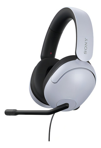 Fones de ouvido para jogos com fio Inzone H3 - brancos