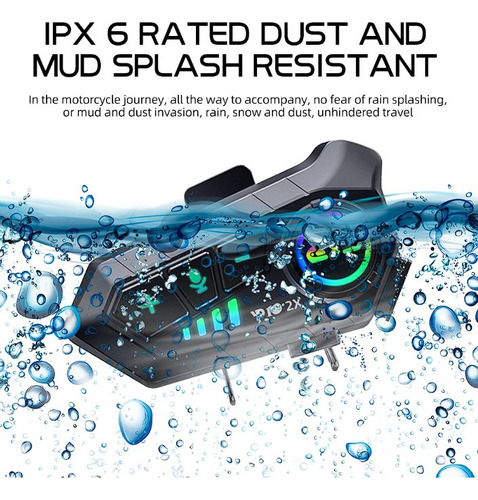 Intercomunicador Moto Bluetooth Casco Audifono Inalambrico