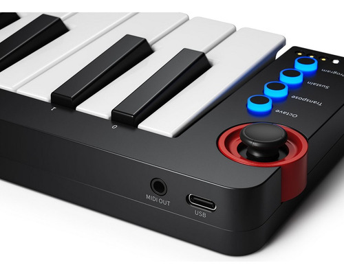 Teclado Controlador Midi Donner N25 Com 25 Teclas