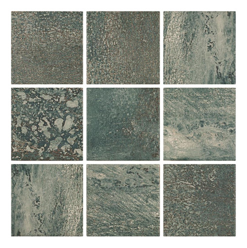 Ceramica Pared 10x10 Verde Satinado 30x30 Cms(1.62 M2xcaja)
