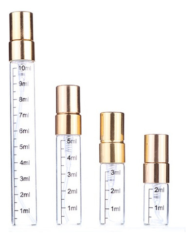 20 Mini Atomizador De Perfume, Botella De Vidrio Transparent