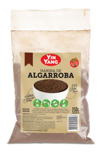 Harina De Algarroba 250gr Yin Yang